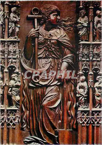 Cartes postales moderne Cathedrale d'Auch Detail des Stalles L'Esperance