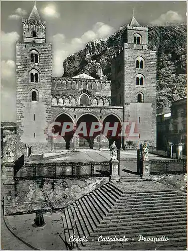 Cartes postales moderne Cefalu La Cathedrale Facade