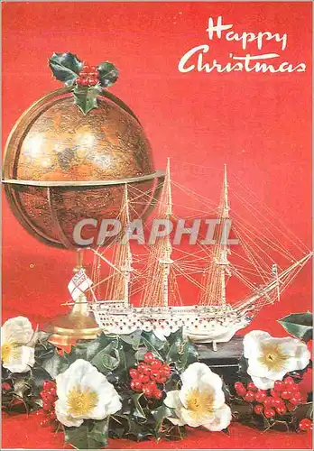 Cartes postales moderne Happy Christmas Bateau Voilier