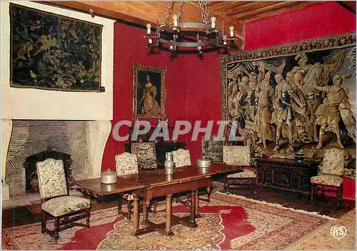 Moderne Karte Les Chateaux de Dordogne Chateau de Bourdeilles Interieur du Palais Renaissance (XVIe S) Salle a