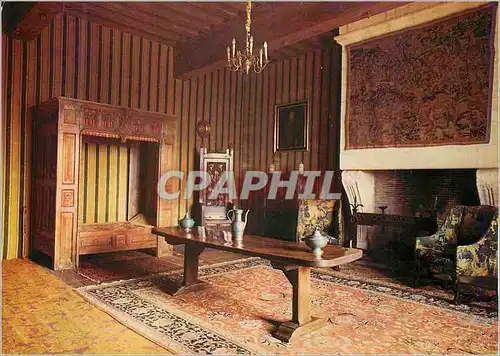 Cartes postales moderne Bourdeilles (Dordogne) Interieur du Palais Renaissance Chambre Gothique
