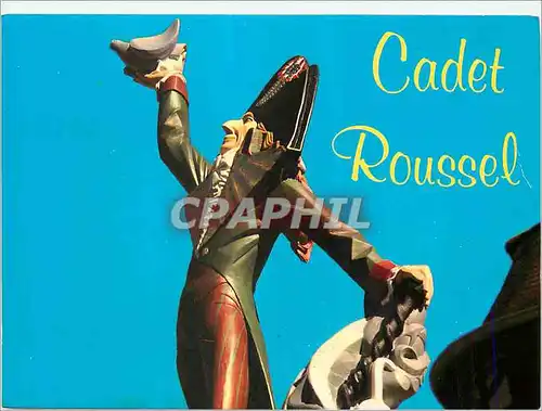 Moderne Karte Auxerre (Yonne) Cadet Roussel Citoyen d'Auxerre Heros de la Chanson Populaire