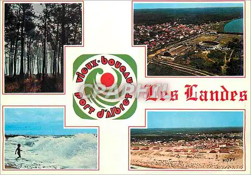 Cartes postales moderne La France Vieux Boucau Les Landes Touristiques La Cote d'Argent  Port d'Albert Vues Generales Ae