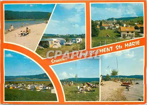 Cartes postales moderne La Franche Comte Pittoresque Malbuisson Labergement Ste Marie  Le Village Le Lac La Plage Le Cam