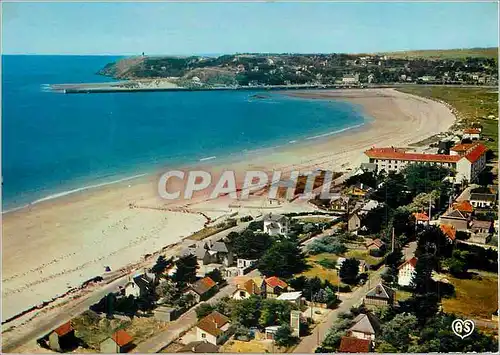 Cartes postales moderne Barneville Carteret (Manche) La Plage de Barneville et le Cap de Carteret