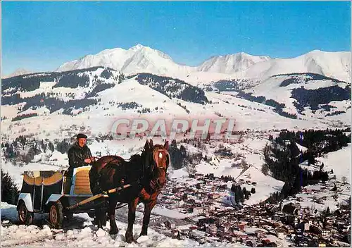 Cartes postales moderne Megeve La Capitale du Ski (Haute Savoie) Alt 1113 m Vue Generale sur la Station
