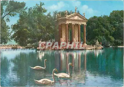 Moderne Karte Roma Villa Borghese Le Petit Lac