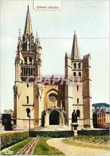 Cartes postales moderne Mende (Lozere) Les Beaux Sites de France La Cathedrale (Magnifique edifice construit en Majeure