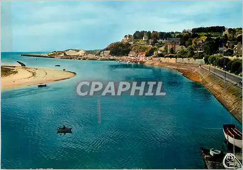 Cartes postales moderne Carteret (Manche) Le Port et la Corniche de Carteret