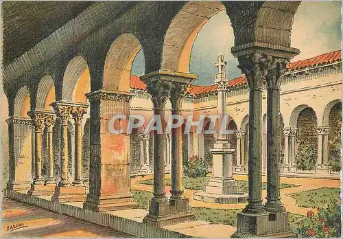 Cartes postales moderne Vienne Ancienne Abbaye de Saint Andre le Bas Le Cloitre (XIIe Siecle)
