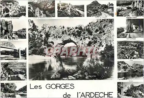 Cartes postales moderne Les Gorges de l'Ardeche