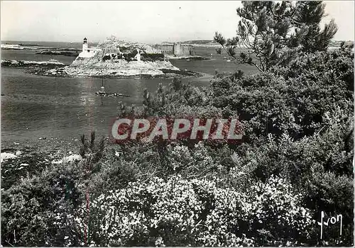 Cartes postales moderne Carantec (Finistere) La Perle du Nord Finistere L'Ile Louet et le Chateau du Taureau