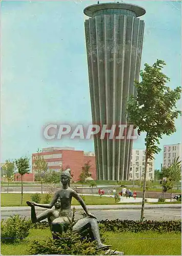 Moderne Karte Leninvaros Park Mother and her Daughter Statue (B Jozsa 1937)
