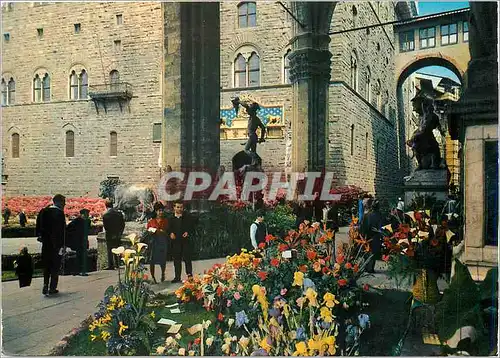 Cartes postales moderne Firenze Loge du Orcagna Fete des Fleurs