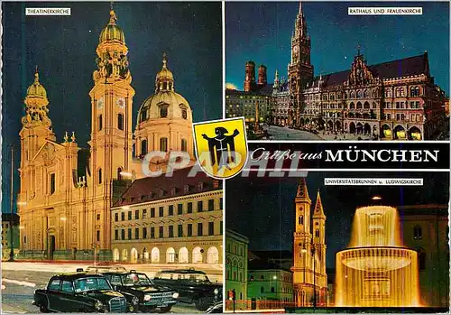 Cartes postales moderne Grusse aus Munchen