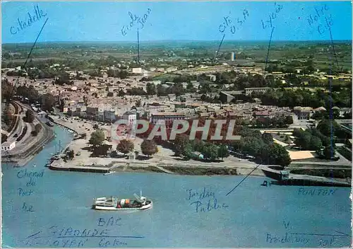 Cartes postales moderne Blaye (Gironde) Vue Generale Arrivee du Bac Blaye Lamarque