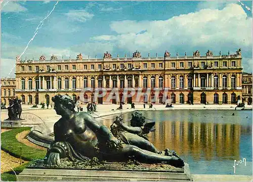 Moderne Karte Chateau de Versailles Couleurs et Lumiere de France Parterre d'eau La Saone