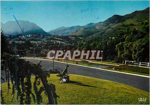 Moderne Karte Bagneres de Bigorre Vue sur la Vallee de Campan L'Isard de L'Arbizon