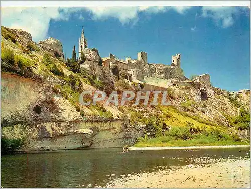 Cartes postales moderne Gorges de l'Ardeche Village d'Aigueze (Gard) Couleurs et Lumiere de France