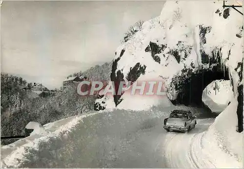 Cartes postales moderne Les Vosges Pittoresques Tunnel et Col de la Schlucht (Alt 1159 m)