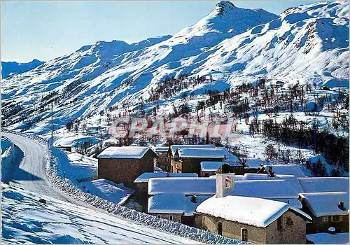 Moderne Karte La Vallee de Belleville Vallee des 3000 (Savoie) Le Pittoresque Village de Praranger