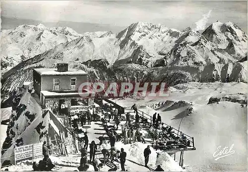 Cartes postales moderne Courchevel Meribel (Savoie) Vallee de Saint Bon Le Sommet de la Saulire (2700 m) et la Grande Ca