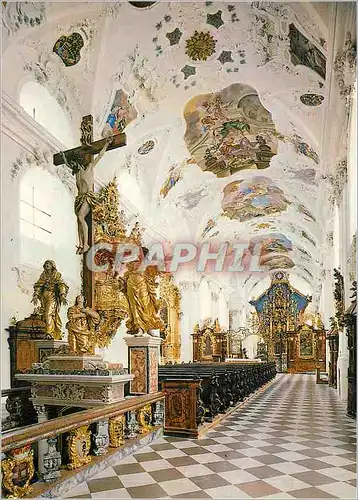 Cartes postales moderne Stift Stams Basilika Vue du Tombeau Autrichien vers le Choeur