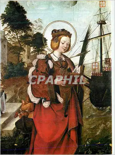 Cartes postales moderne Museu Nacional de Arts Antiga Lisboa Mestre do Retabulo de Santa Auta Sec XVI