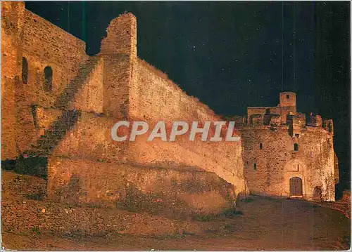 Moderne Karte Thessaloniki Les Murailles la Nuit