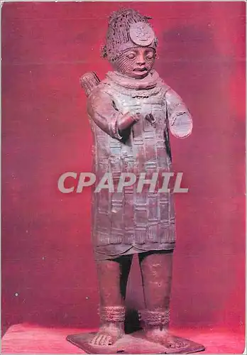 Cartes postales moderne Statuette Jebba (Haut Niger) Bronze Hauteur 92 m Le Dagacin Chef de Jebba