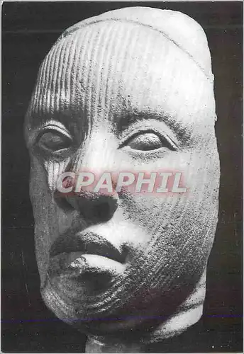 Cartes postales moderne Masque Ife (Yoruba) Terre Cuite Hauteur 13 Cm Guennol New York