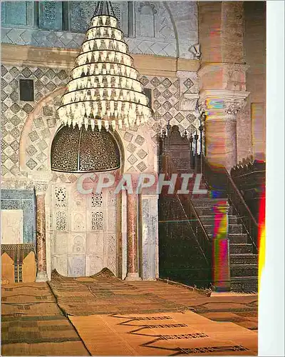 Cartes postales moderne Kairouan Mibrab et Chaire de la Grande Mosquee
