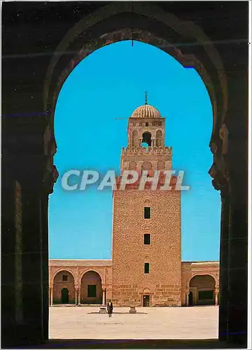 Cartes postales moderne Kairouan Minaret of the Great Masque