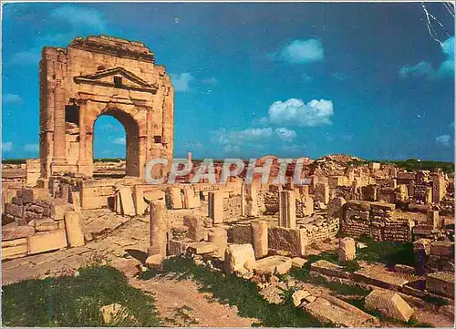 Cartes postales moderne Maktar Arc de Trajan 116 apres J C