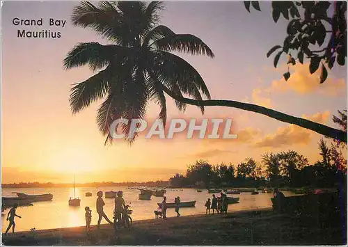 Cartes postales moderne Grand Bay Mauritius Ile Maurice Coucher du Soleil