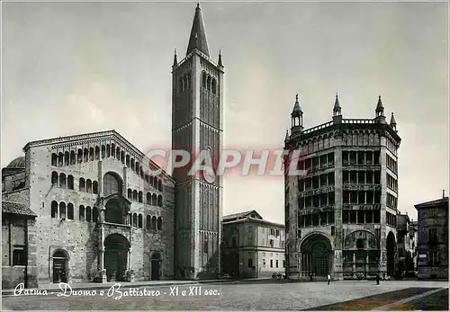 Cartes postales moderne Parme Dome et Baptistere (XI et XIIe Siecle)