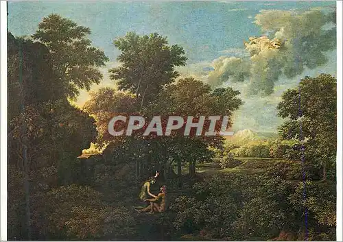 Cartes postales moderne Paris Musee du Louvre Poussin (Nicolas) 1514 1665 Le Printemps ou le Paradis Terrestre