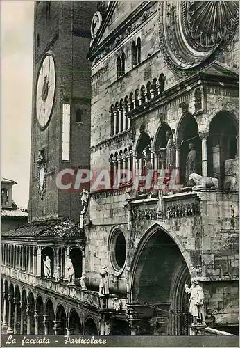 Cartes postales moderne Cremona Il Duomo La Facciata (Particolare)