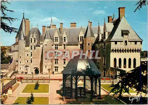 Moderne Karte Langeais (Indre et Loire) En Touraine Facade Interieure (XVe Siecle)