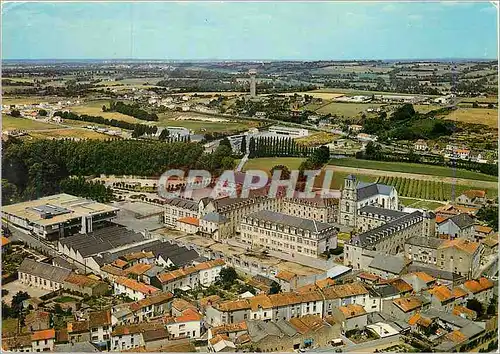 Moderne Karte Saint Laurent sur Sevre (Vendee) Ville Sainte de la Vendee Vue Generale et le Pensionnat Saint G