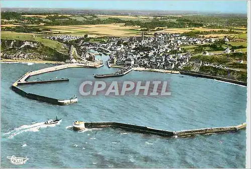 Moderne Karte Port en Bessin (Calvados) Vue Generale du Port