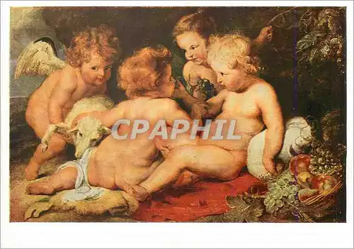 Cartes postales moderne Wien Osterreichisches Galerie Peter Paul Rubens (1577 1640) Jesus Saint Jean et deux Anges