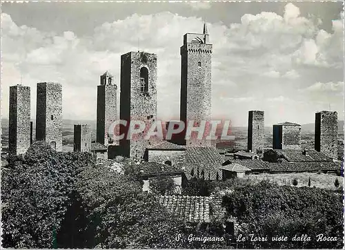 Cartes postales moderne S Gimignano Le Torri viste della Rocca