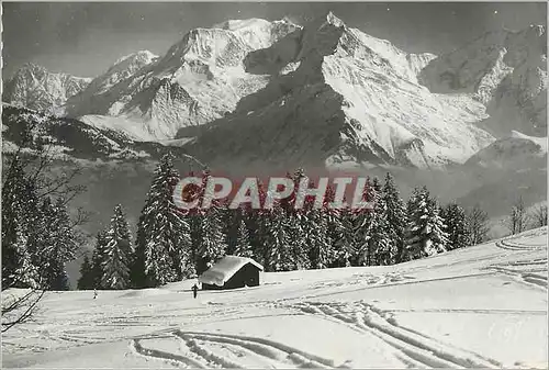 Cartes postales moderne St Gervais les Bains (Hte Savoie) Paysage d'Hiver au Plateau des Bettex