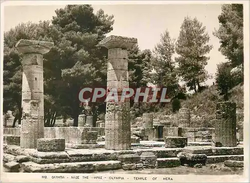 Moderne Karte Olympia Temple of Hera