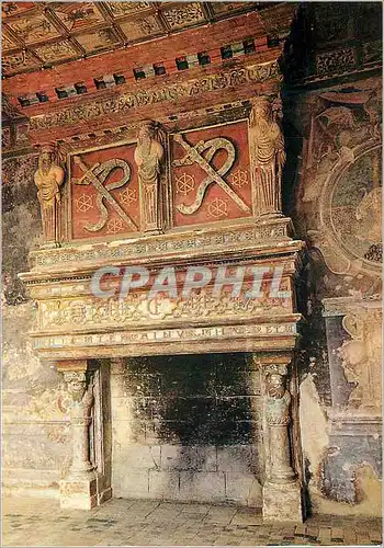 Cartes postales moderne Oiron (Deux Sevres) Le Chateau (XVIe et XVIIe S) Cheminee (Aile nord XVIe S)