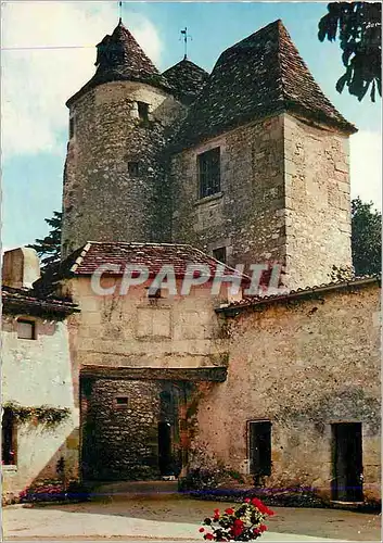 Moderne Karte Chateau de Michel de Montaigne (Dordogne) Tour de Montaigne (XIVe S)