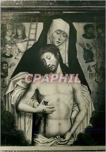 Cartes postales moderne Eglise de Cormatin (Saone et Loire) Vierge de Pitie Noyer Atelier Bourguignon (XVe Siecle)