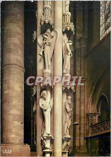 Moderne Karte Cathedrale de Strasbourg Pilier des Anges (1225 1230)