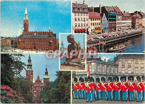 Cartes postales moderne Copenhague Militaria